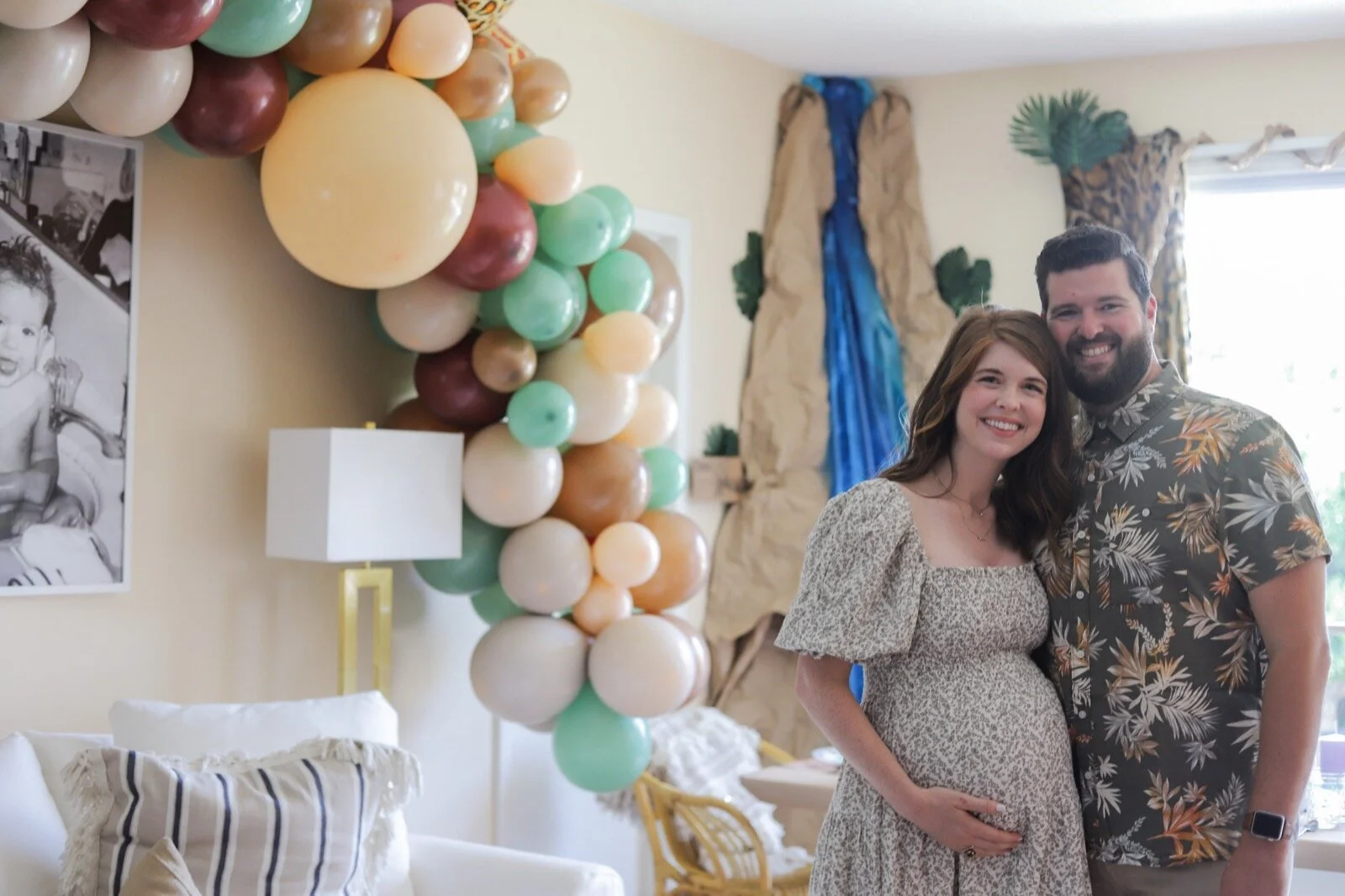 "Land Before Twins" Jungle Baby Shower Theme