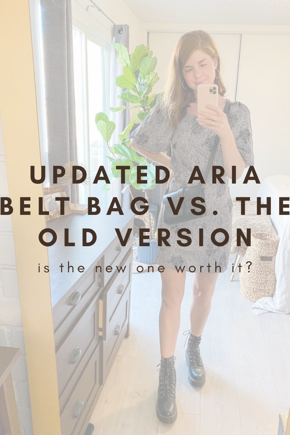 Senreve Updated Aria Belt Bag vs. the Old Version, is it worth the money, versus coda, new aria belt bag, senreve discount code, lments of style, la blogger