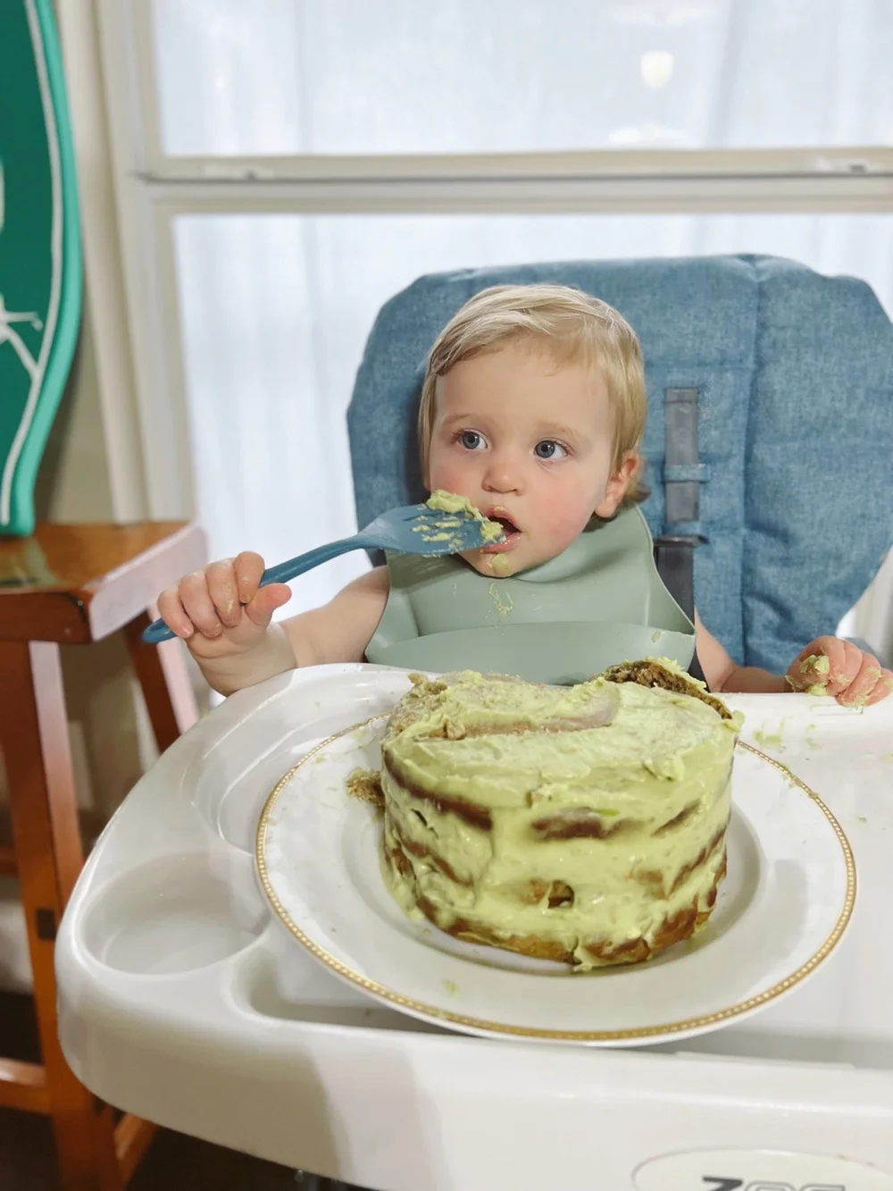 Refined sugar and dye free first birthday cake lments of style