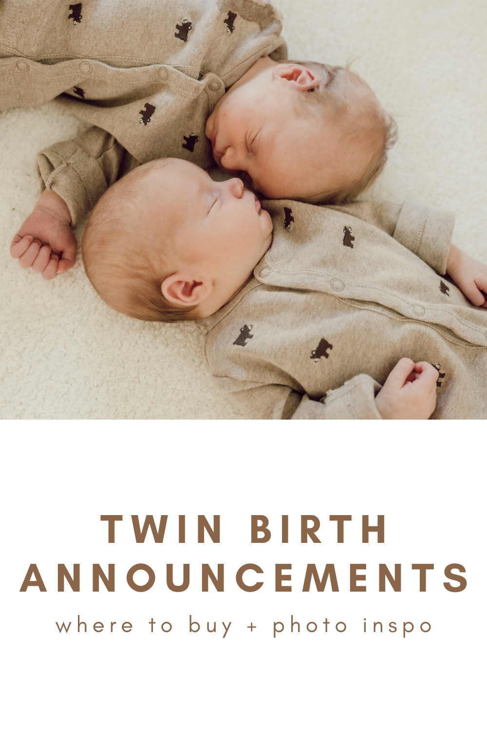 twin birth announcements, twinsies, twins, lments of style, newborn photos, la blogger, boy girl twins, baby announcement cards for twins, minted