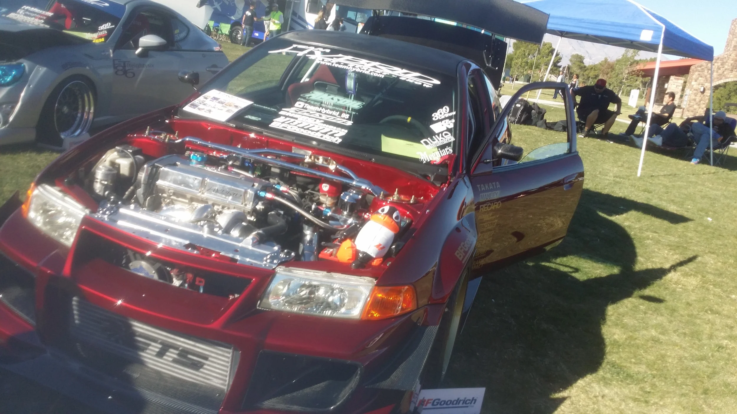360 Car Show 2015 MP Merrill Performance The Fabricator Series Evo V 5 Varis Custom Strut Tower Trunk Brace and Roll Cage Archie Concon  (13).jpg