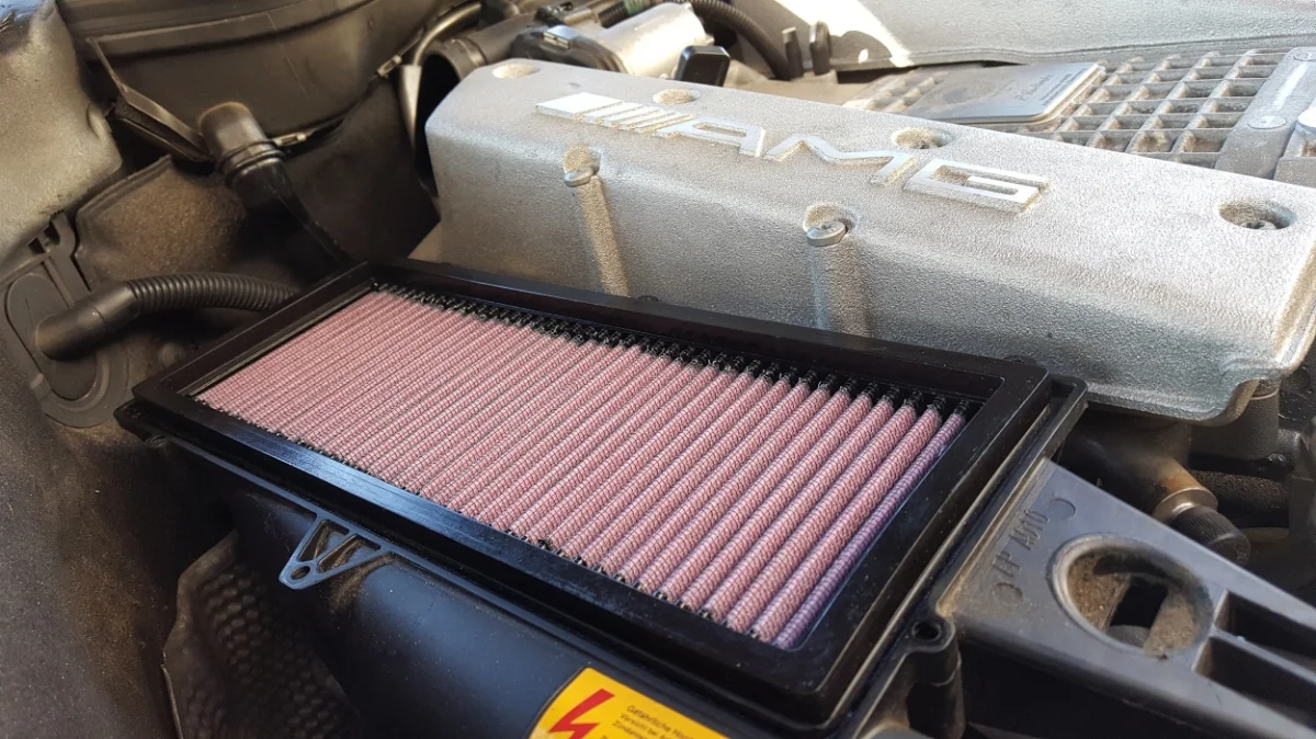 K&N Drop In Filters C32 AMG Mercedes Bez The Fabricator Series (7).jpg