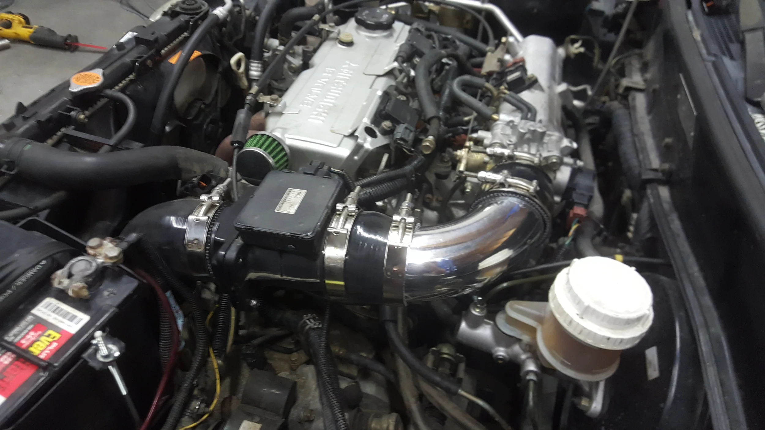 Mitsubishi Mirage LS Coupe Custom Build Fender Bar Strut Tower Intake Header Exhaust Merrill Performance  (18).jpg