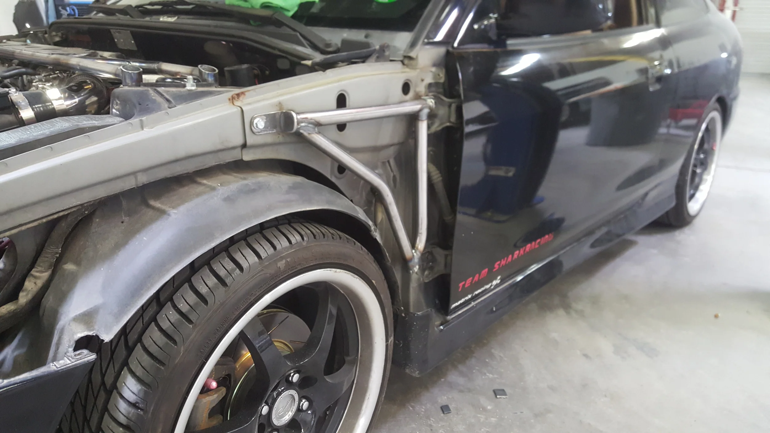 Mitsubishi Mirage LS Coupe Custom Build Fender Bar Strut Tower Intake Header Exhaust Merrill Performance  (24).jpg