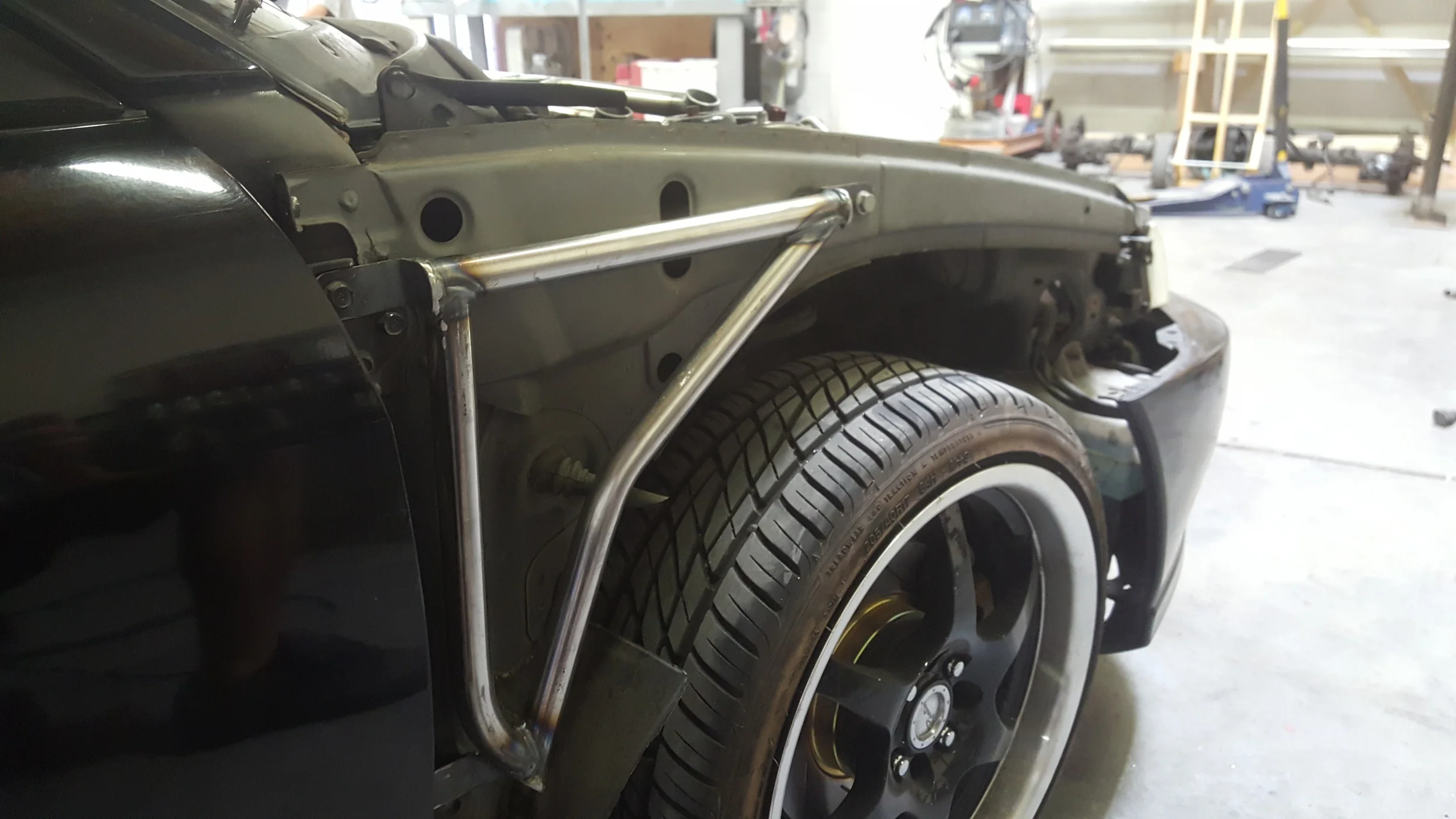Mitsubishi Mirage LS Coupe Custom Build Fender Bar Strut Tower Intake Header Exhaust Merrill Performance  (23).jpg