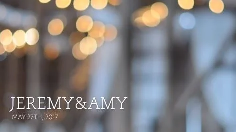 Jeremy + Amy Martin | May 27th, 2017