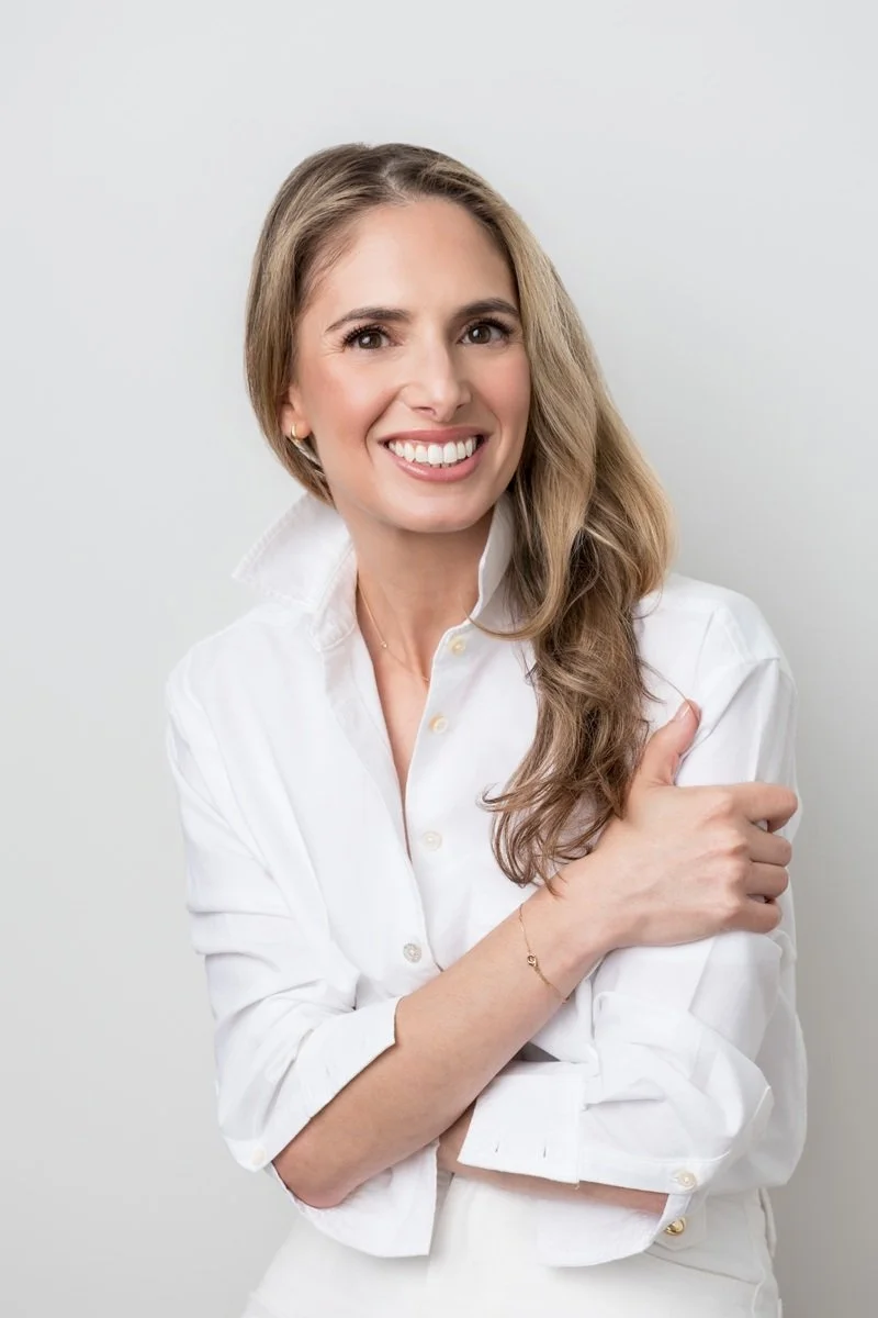 female therapist smiling headshot