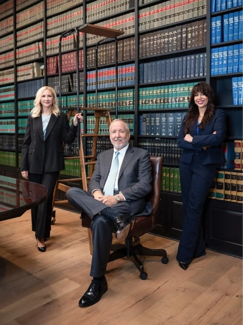 clear lake law firm team in library