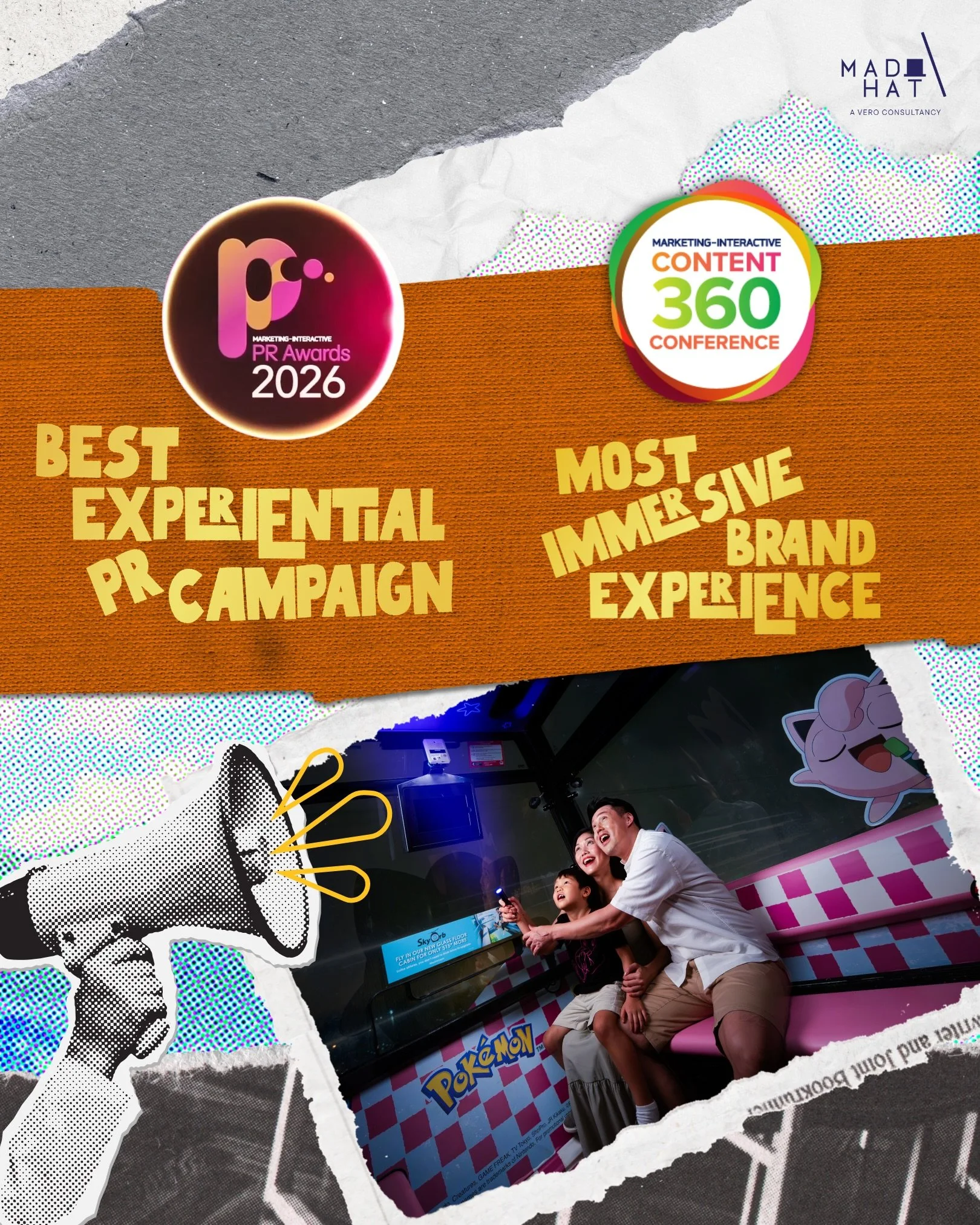 Big wins for Mount Faber Leisure Group at the PR Awards 2026 &amp; the Content360 Awards 2026!

🏆 Gold &mdash; Best Experiential PR Campaign (PR Awards 2026)
🏆 Most Immersive Brand Experience (Content360 Awards 2026)

Big appreciation to a client w