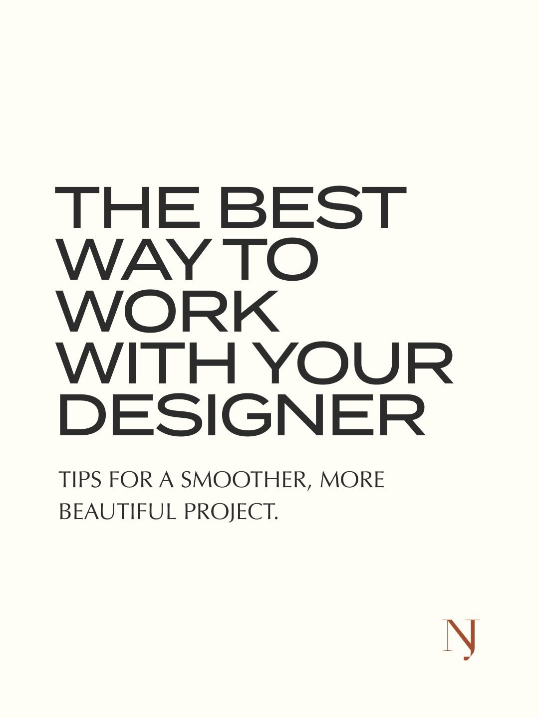 The best design projects don&rsquo;t happen because everything goes perfectly.

They happen because there&rsquo;s clarity, trust, and a shared understanding of how the process works.

Most of our clients are incredibly successful in their own worlds.