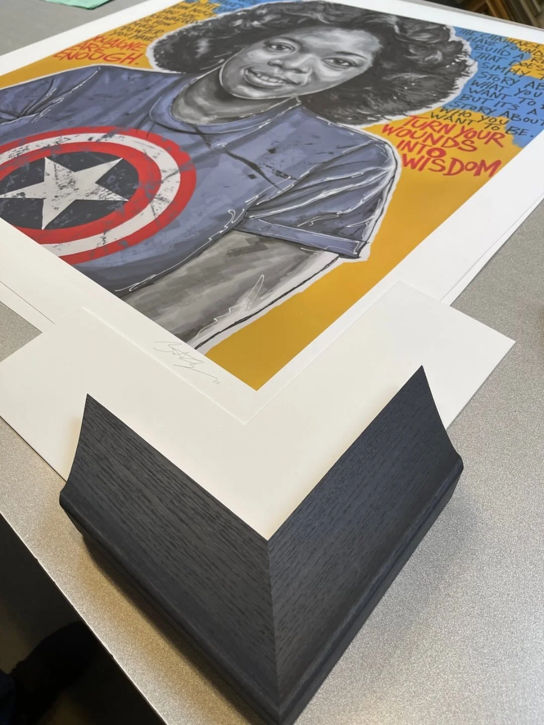 For a recent client project, we framed three extraordinary women; Sojourner Truth, Winnie Mandela, and Oprah Winfrey &hellip;reimagined as superheroes.

Because that&rsquo;s exactly what they are.

In our world, art isn&rsquo;t filler. It&rsquo;s fou