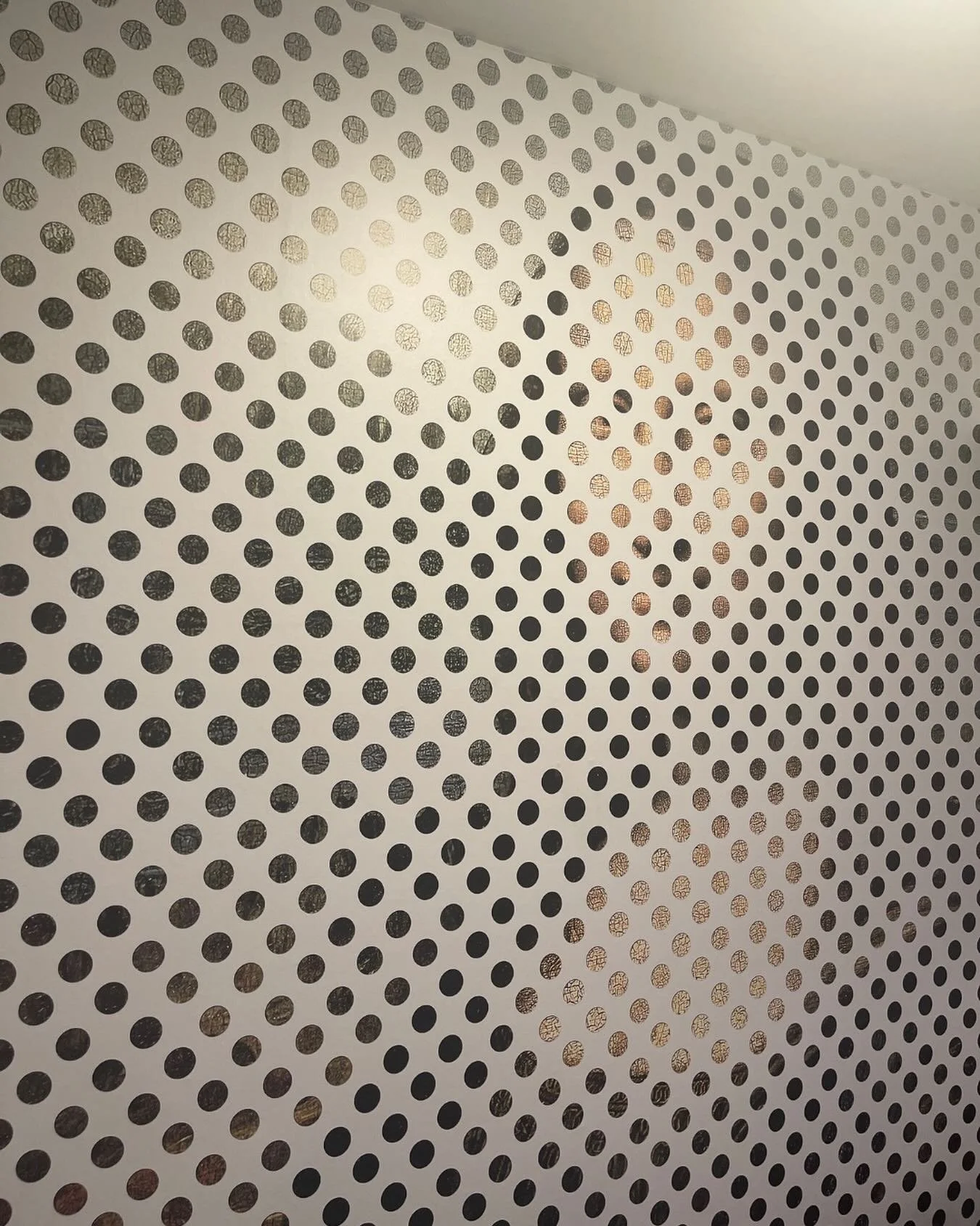 Wallpaper and Wall Coverings are my JAM. 

I&rsquo;ll put them anywhere if you let me. 

We put this wall covering in our clients home gym. So good!