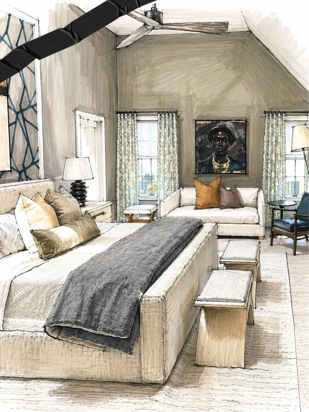 There&rsquo;s a certain kind of luxury I think people are really craving right now. 

Not the overly precious kind where you&rsquo;re afraid to sit down or touch anything. 
The kind that quietly supports your life. 

For our Voorhees primary suite pr