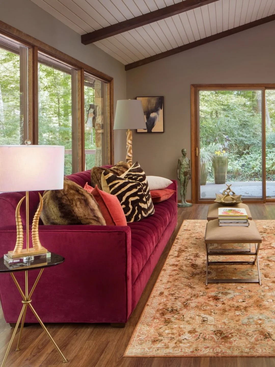 Spaces should feel collected, not just decorated.
This is both.

The goal was never to make the living room of our Centerville project feel overly styled or precious. It was to make it feel lived in, layered, traveled, personal&hellip; like the home 