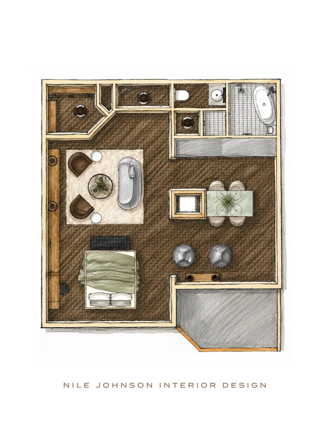 Good design is a series of well-made decisions.

One of my favorite project types has always been the thoughtfully designed city studio apartment.

A few years ago, we had the opportunity to renovate a studio in Battery Park, and as I was revisiting 