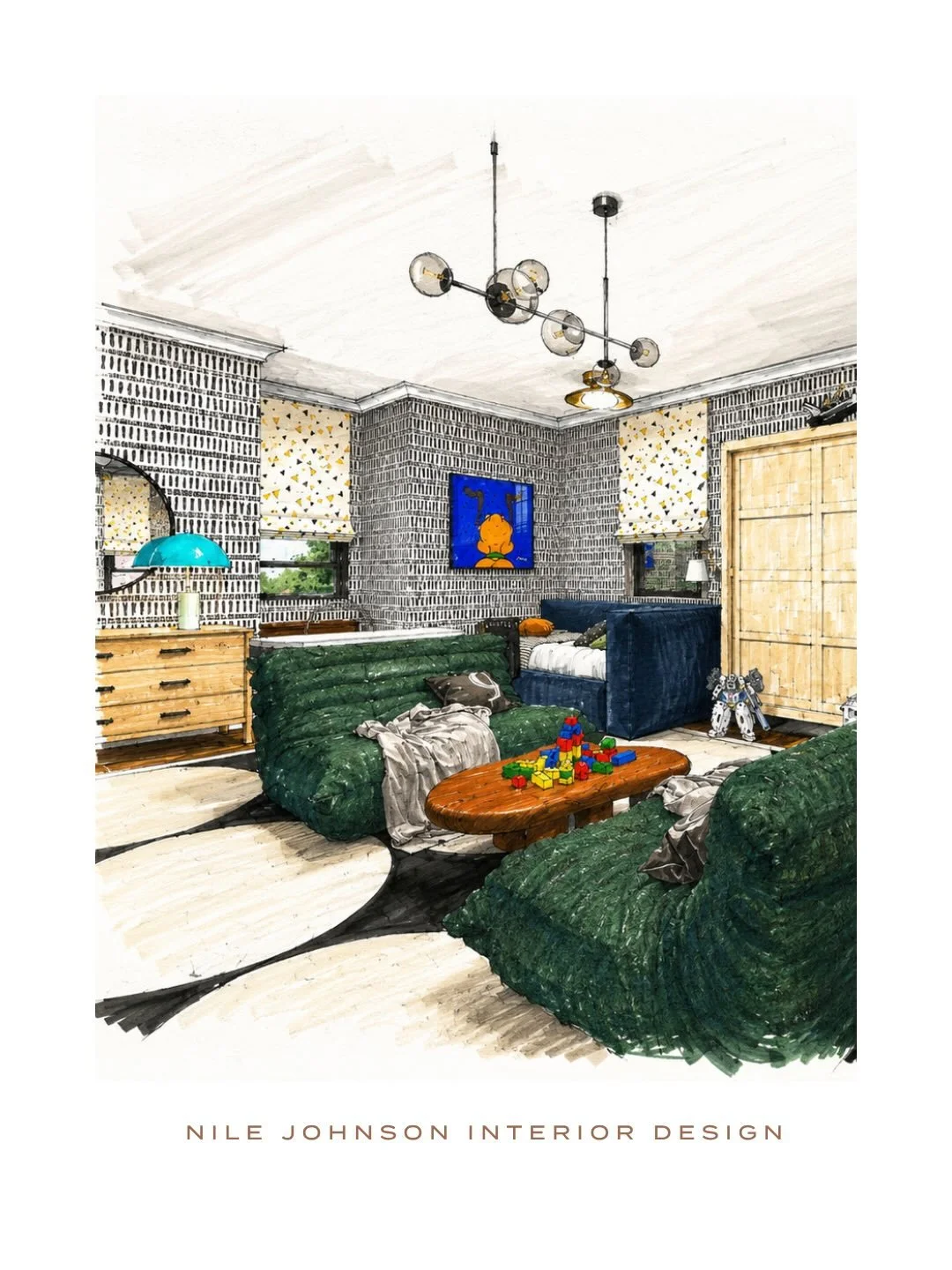 If you&rsquo;ve ever watched two kids try to share a room, you know that &ldquo;just put another bed in there&rdquo; isn&rsquo;t exactly a design strategy. This space had to work a little harder than that.

We wanted each child to feel like they had 