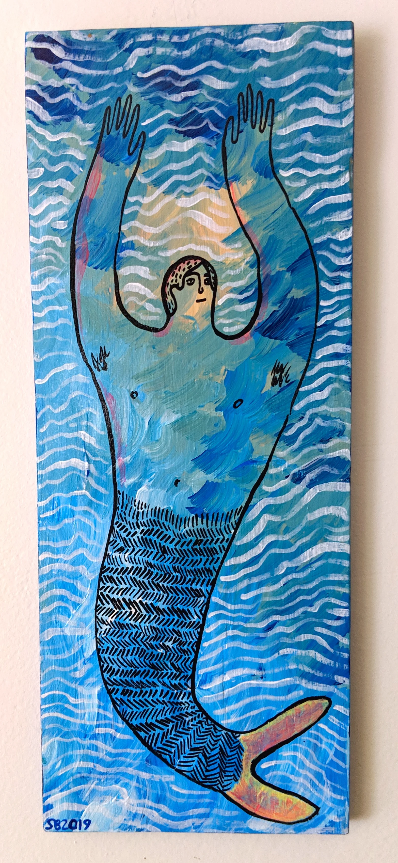-SOLD- Cold Water Merman