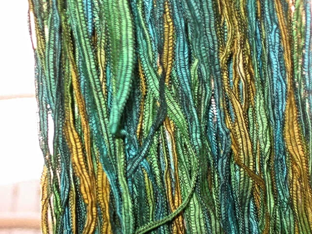  Variegated yarn I use in my projects.&nbsp; One of many types and widths. 