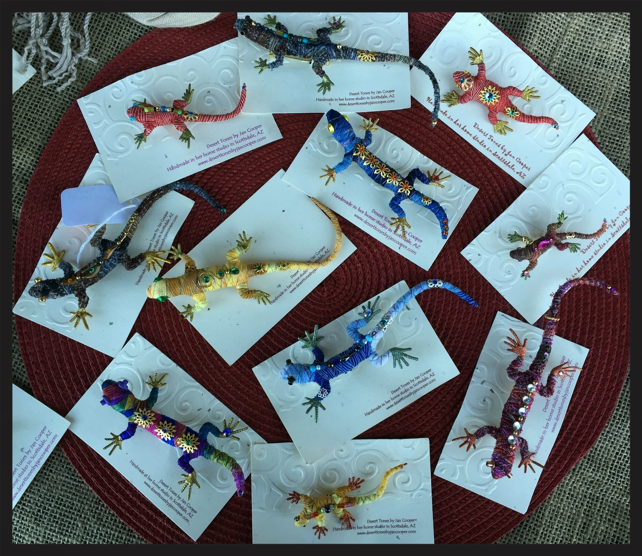 Lizards — Desert Tones by Jan Cooper