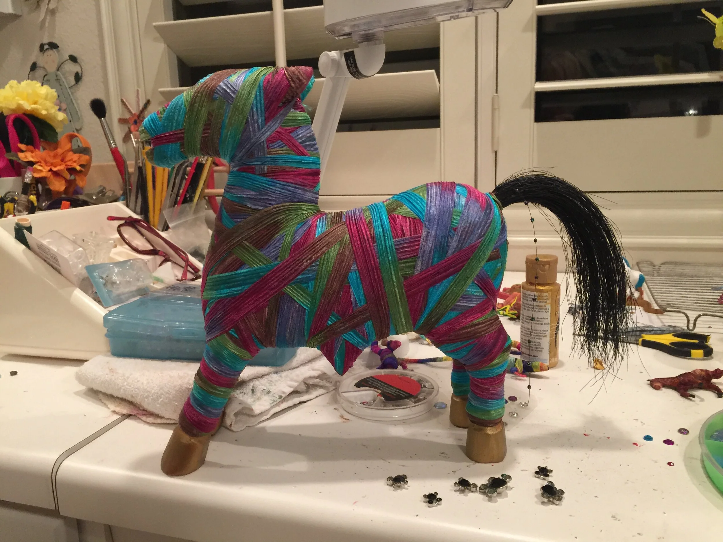 My first experiment with a horse.....