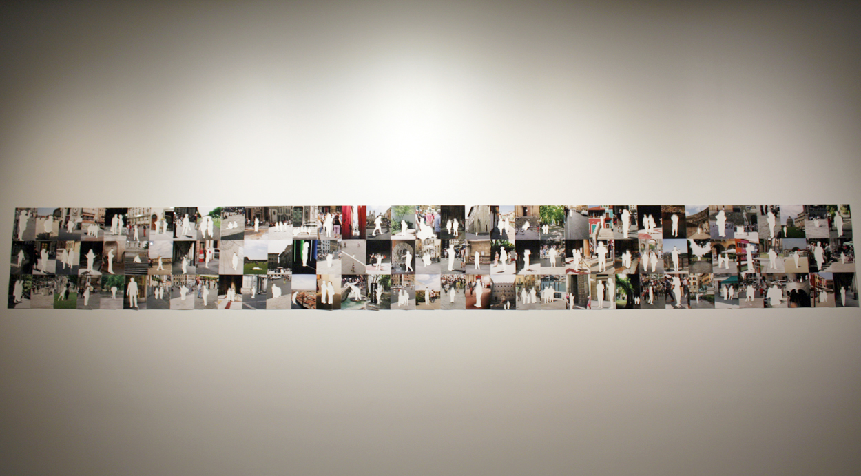 Monumenti, paper-cut photographic prints, installation view Latrobe Regional Gallery, 2010