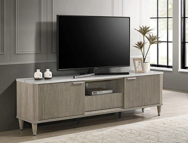 TV stands and entertainment centers at Supreme Furniture in Houston