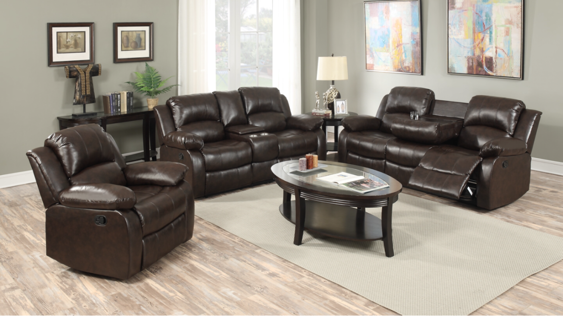 Supreme 3pc Reclining Set