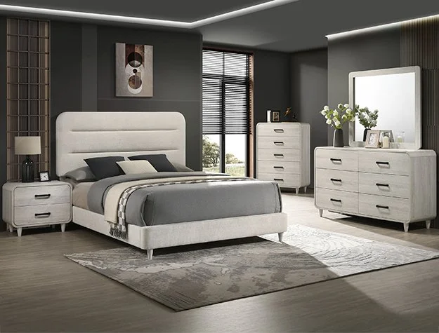 SETB4900 NYOMI BEDROOM GROUP WHITE