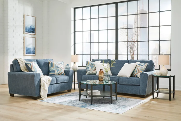 Sofa and loveseat sets at Supreme Furniture in Houston