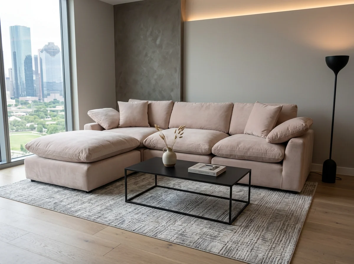 Salmon Sky Modular Sectional
