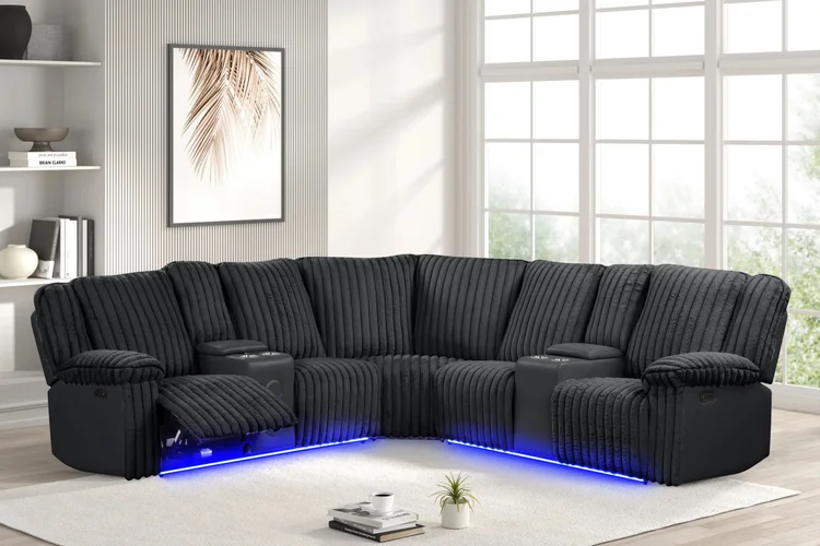 Reclining sectionals at Supreme Furniture in Houston