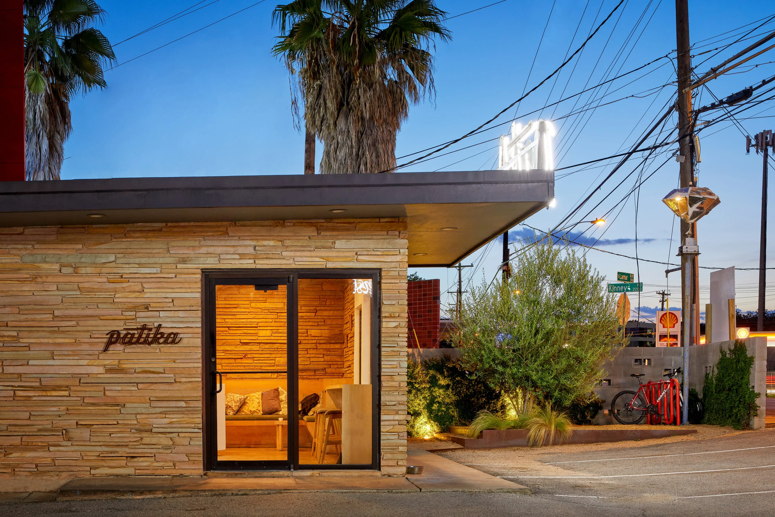Patika Coffee & Wine Commercial Remodel in Austin, Texas Interiors in collaboration with Gera Ayala Built by BuildCo Photos by Leonid Furmansky