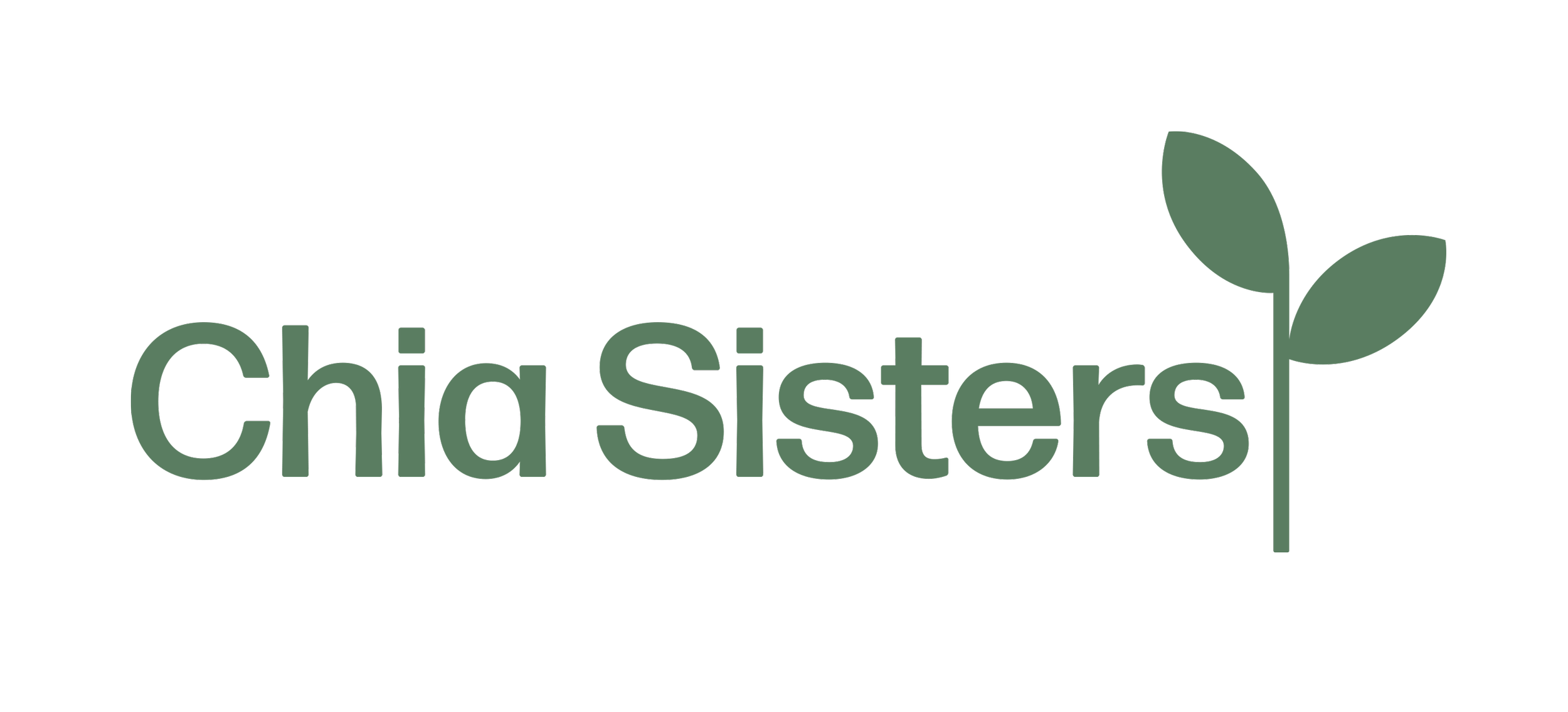 Chia Sisters Master Logo Chia Green.png