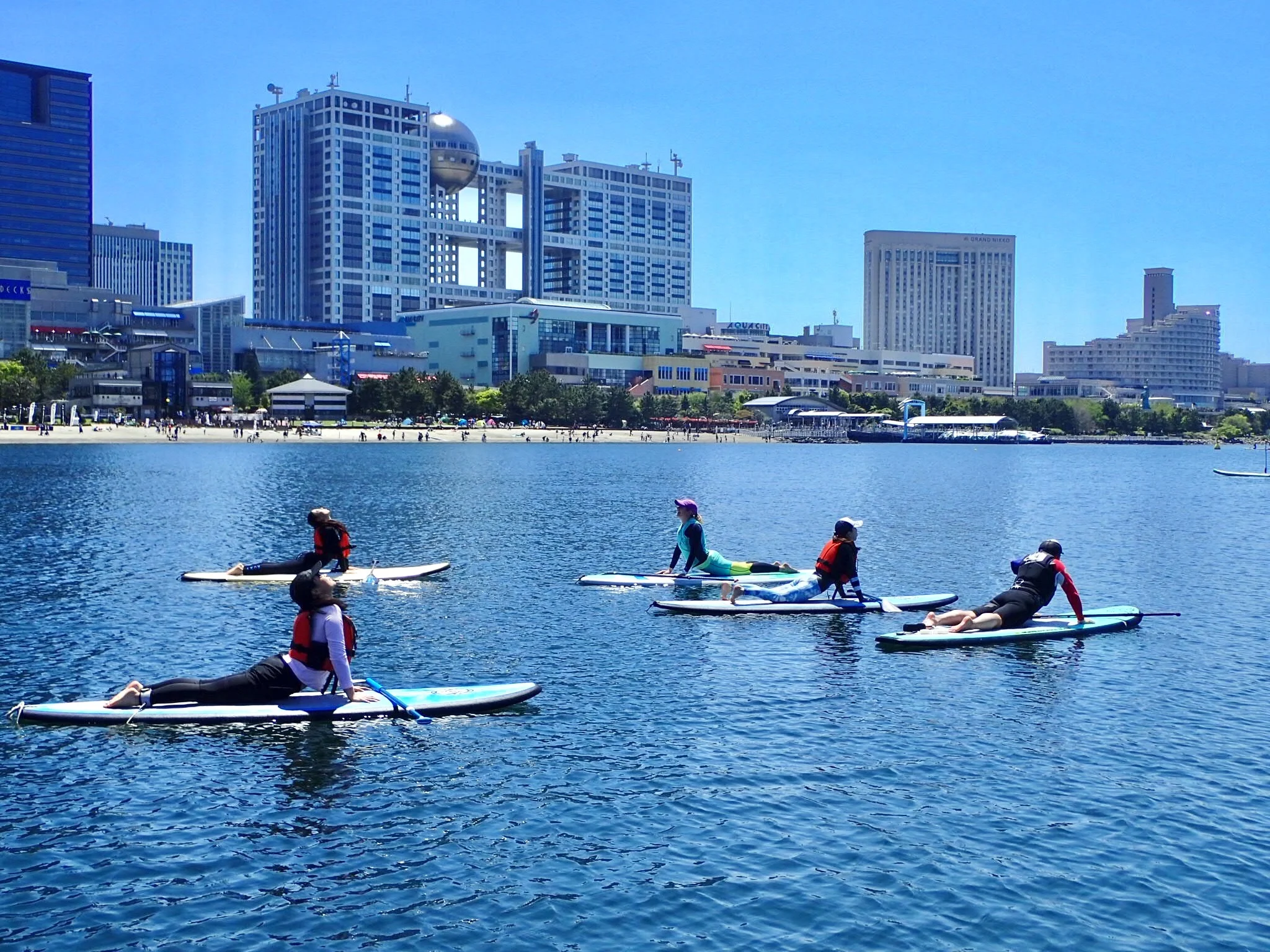 SUP Yoga Odaiba