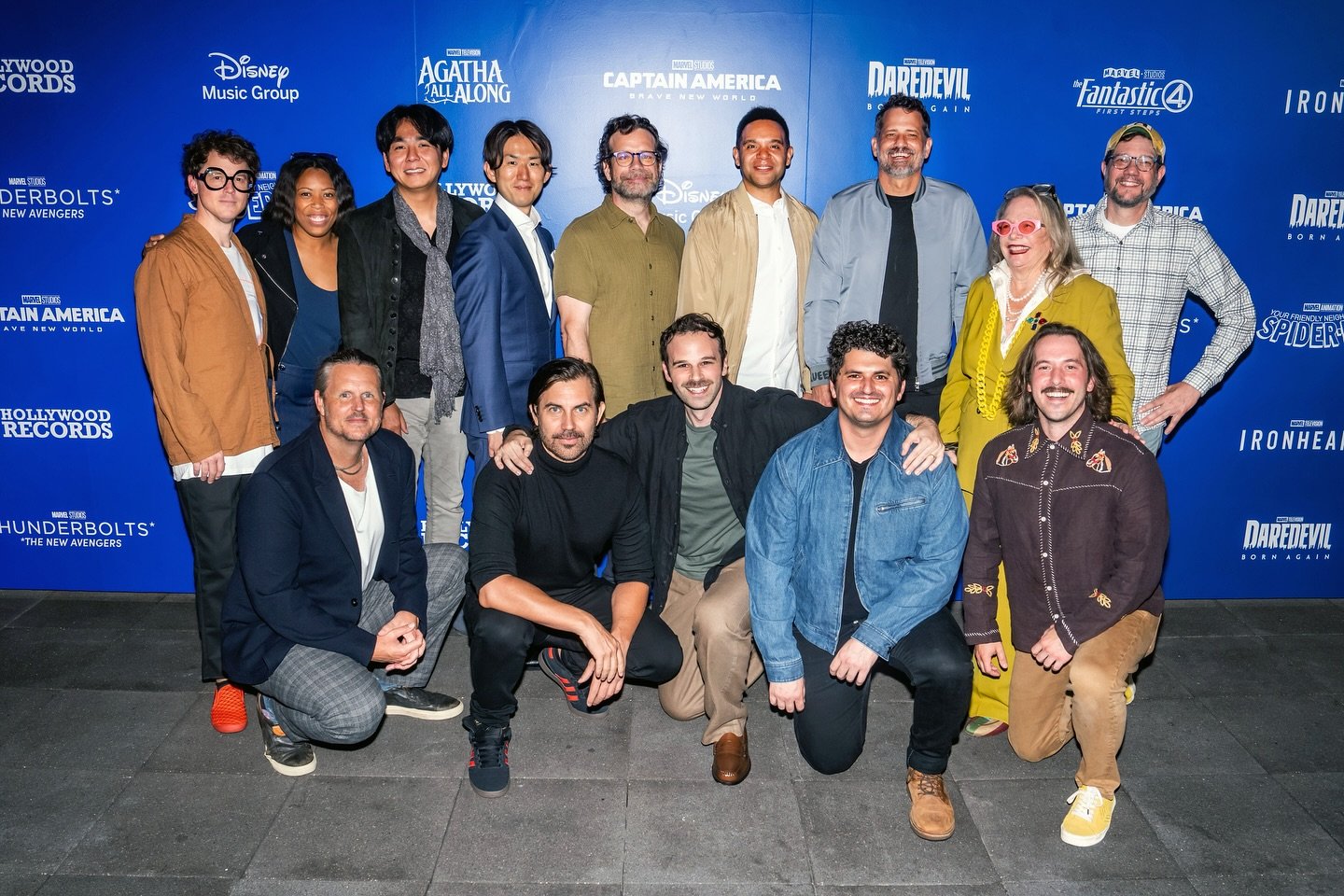 thank you @marvelstudios @disneymusic for assembling this spectacular squad of super composers 💪💥 always a pleasure sharing insight with fellow magician @christophebeck ✨ shoutout to Dave Jordan @formatent_ &amp; @anele_onyekwere for the fun convos