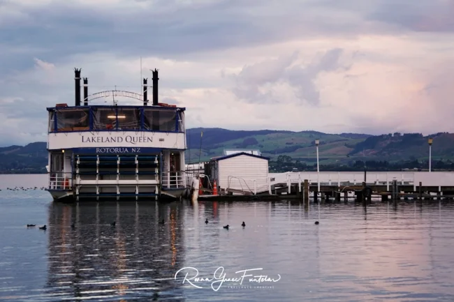 The sun was setting when I took this photo on my Sony A6000 - the water was so beautiful. There were plenty of people around, but the scene looked so peaceful, I was glad to have captured that moment. I had lunch on The Lakeland Queen way back in 2011, you can find out more about this historic boat from their website.