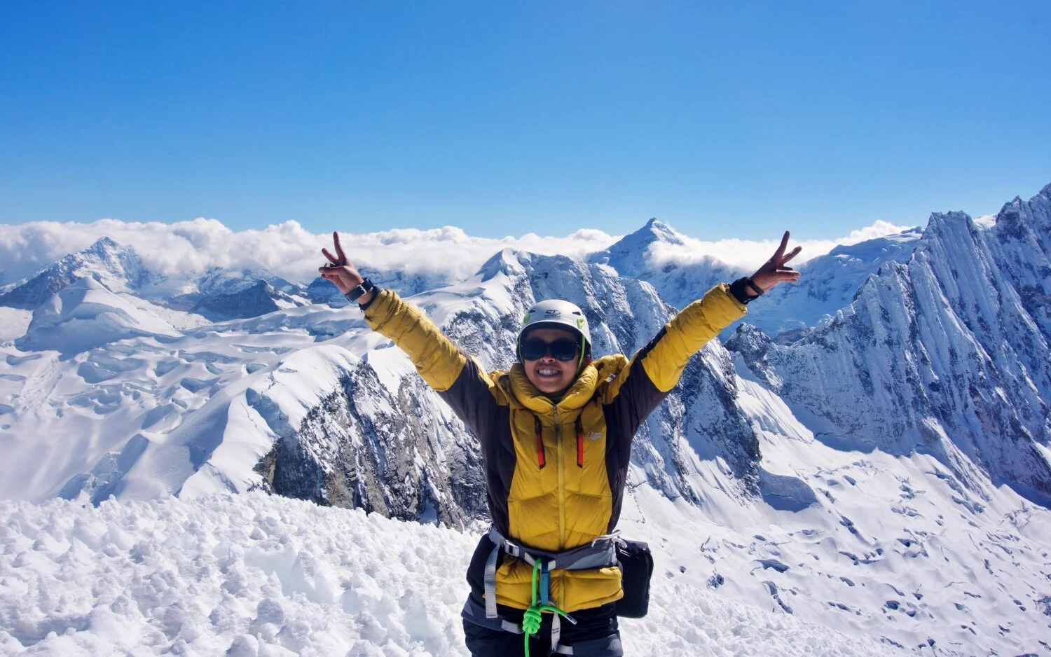 I never really dreamt of climbing mountains, but not that I’ve climbed a few, I can’t imagine living my life any other way.