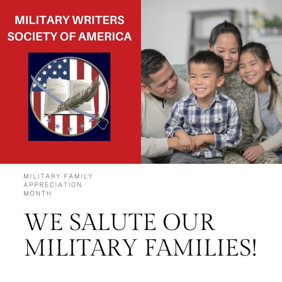 Month of the Military Family, we salute you!

#militaryfamily #milkids #milspouse #nonprofit #mwsa