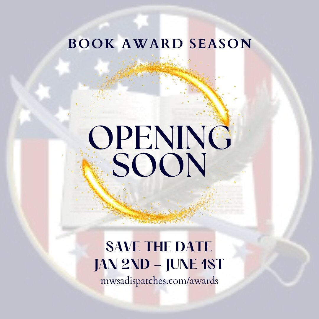 2024 Book Award Season Opens Jan 2nd!

Check out the website for all of the details.

Make 2024 the year you become an AWARD-WINNING author ✍️🏆

#bookawards #nonprofit #mwsa #callingallauthors