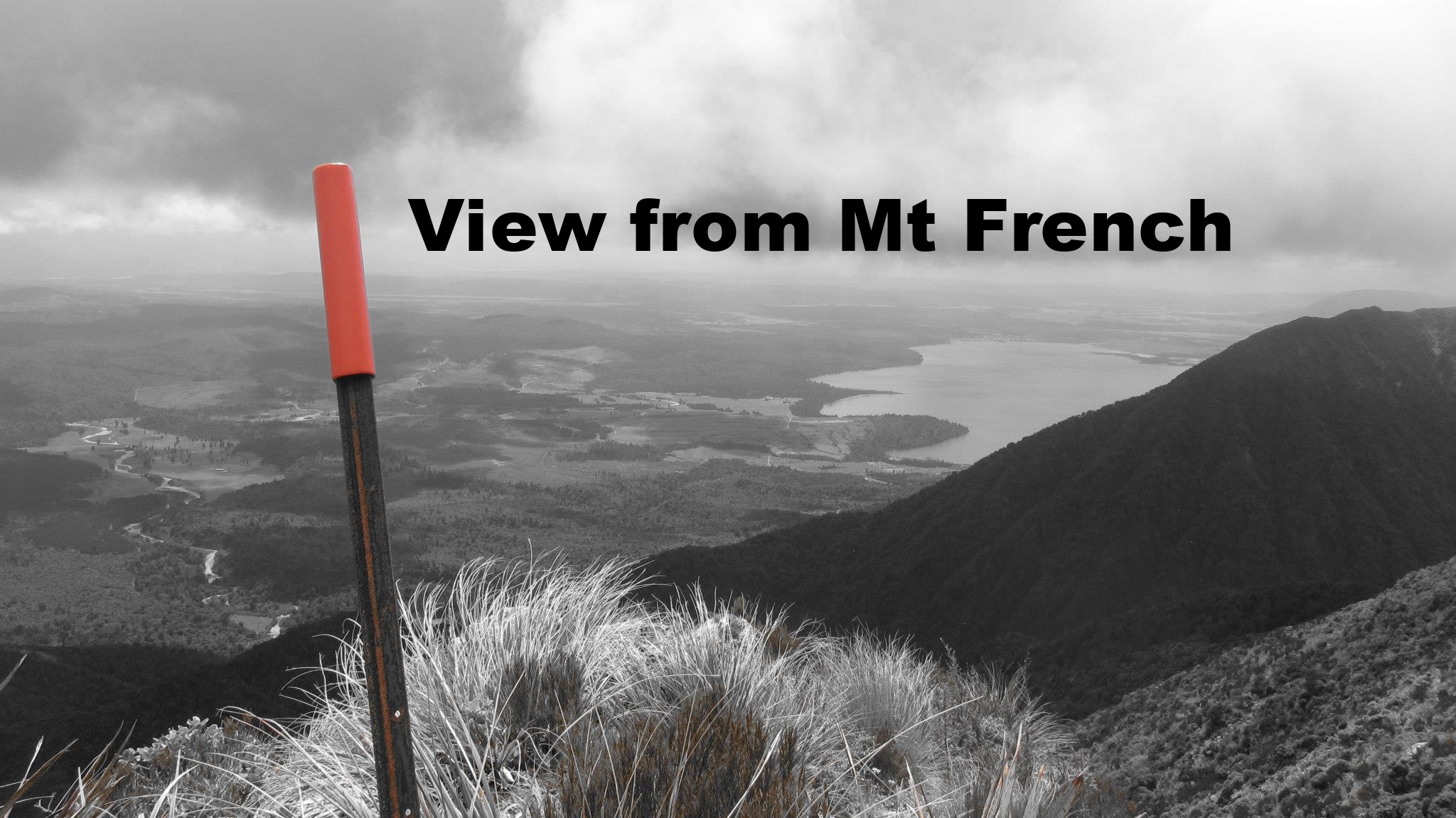View of Kumara & Lake Brunner from Mount French