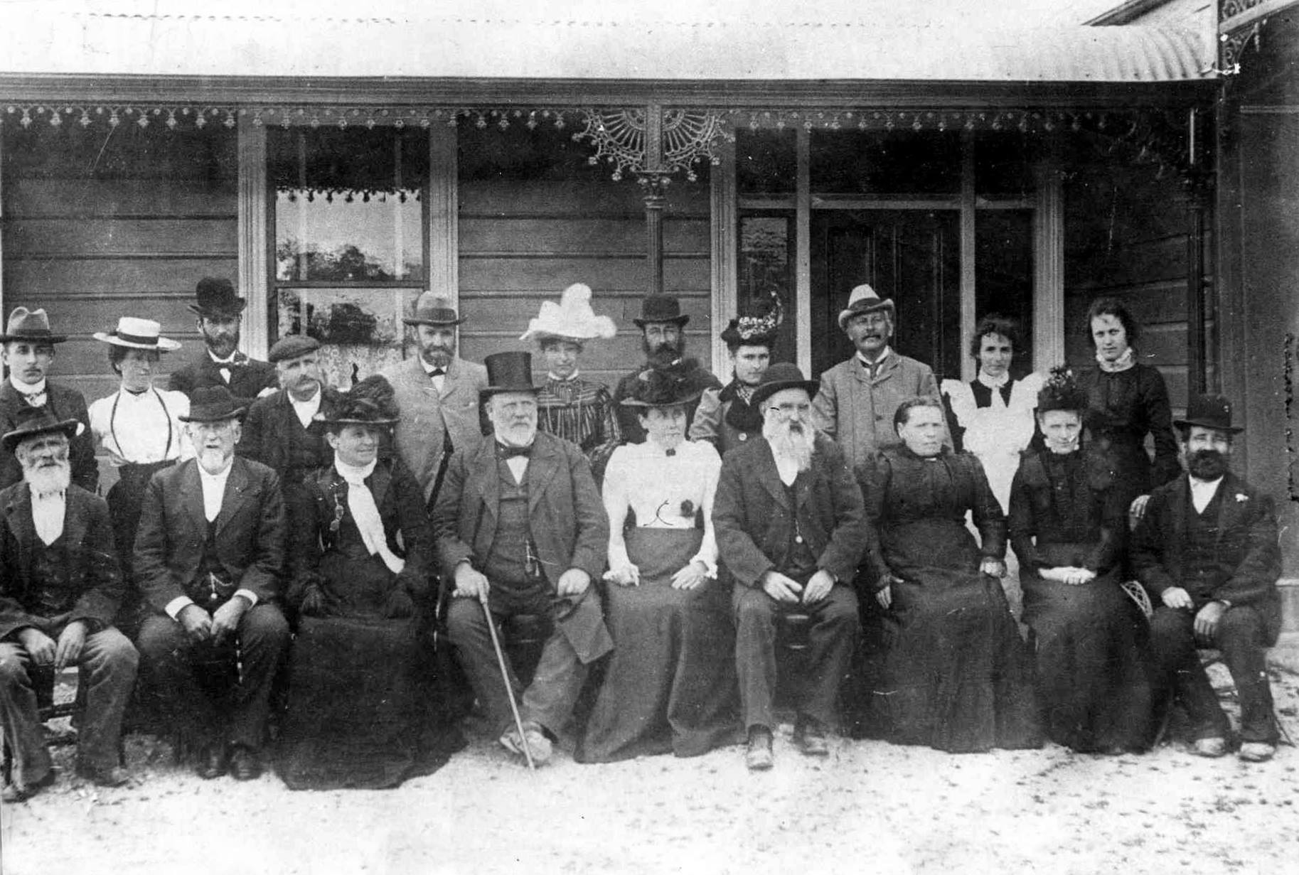 Seddon Family Outside their Home