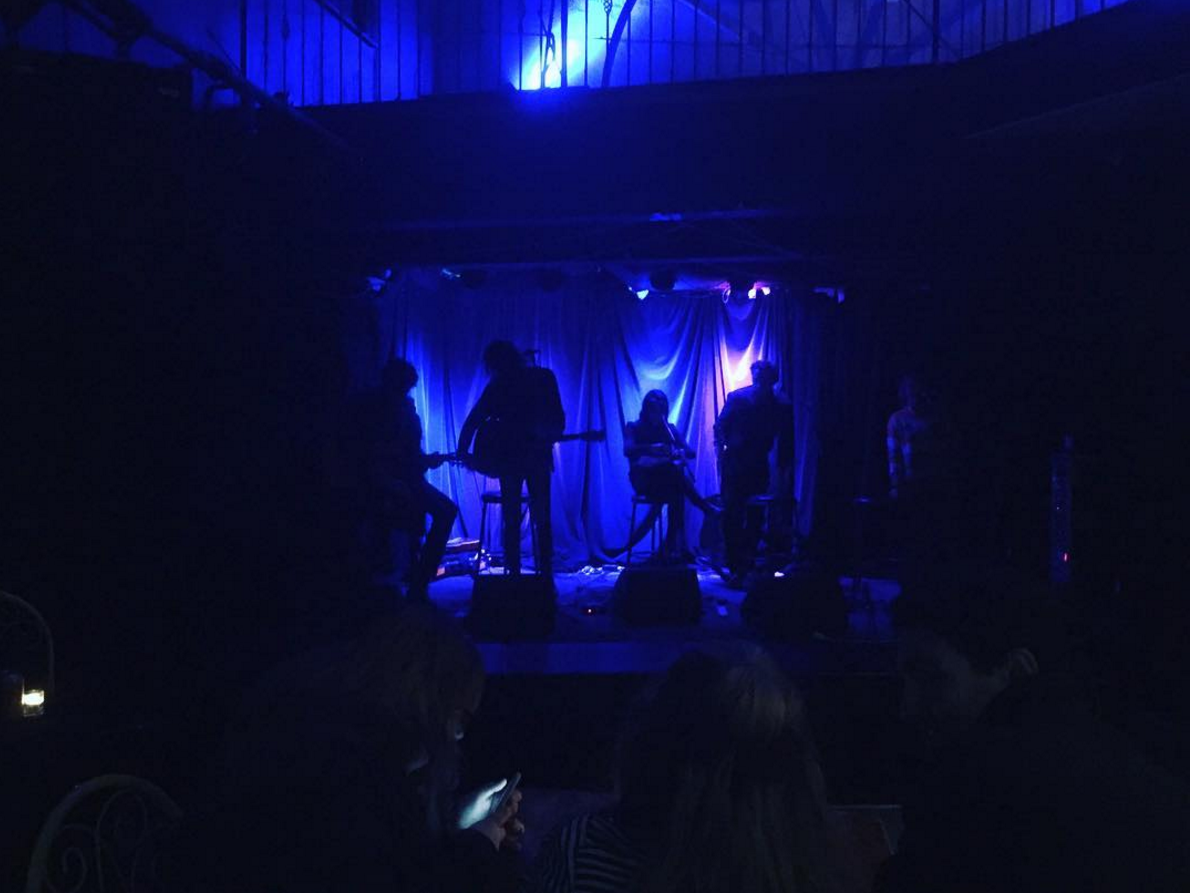 Arun Roberts , Jim Lawrie , Amaya Laucirica , CP, and Emily Ulman line up at The Gasometer, July 12th 2016. Photo by Laura Imbruglia , and you should check out her great web series Amateur Hour !