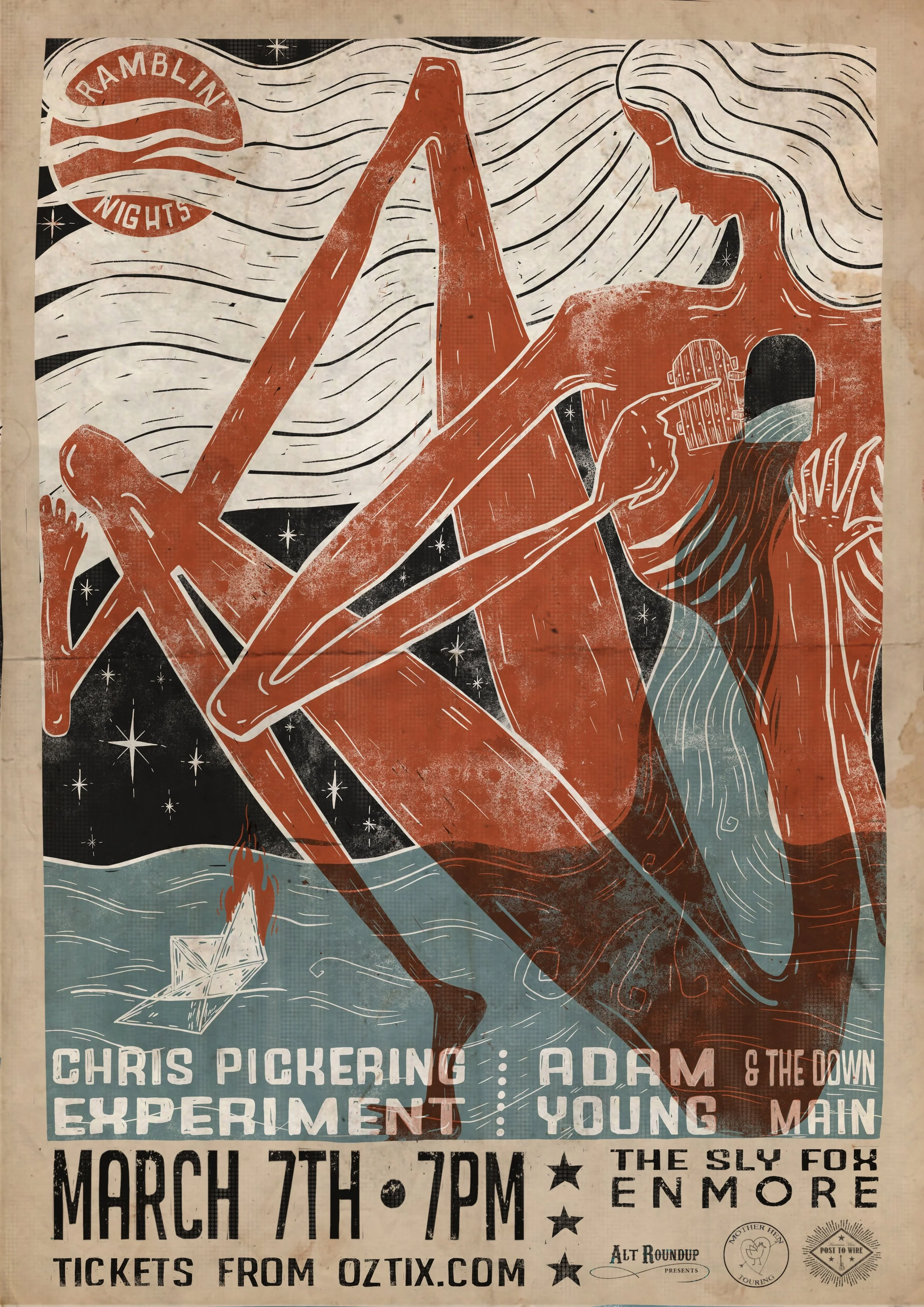 Poster design by the fabulous Hana Brenecki. She’s great.