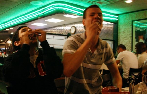 That game you play with salt and sugar at a Denny's when you're 18 and 20 years old.