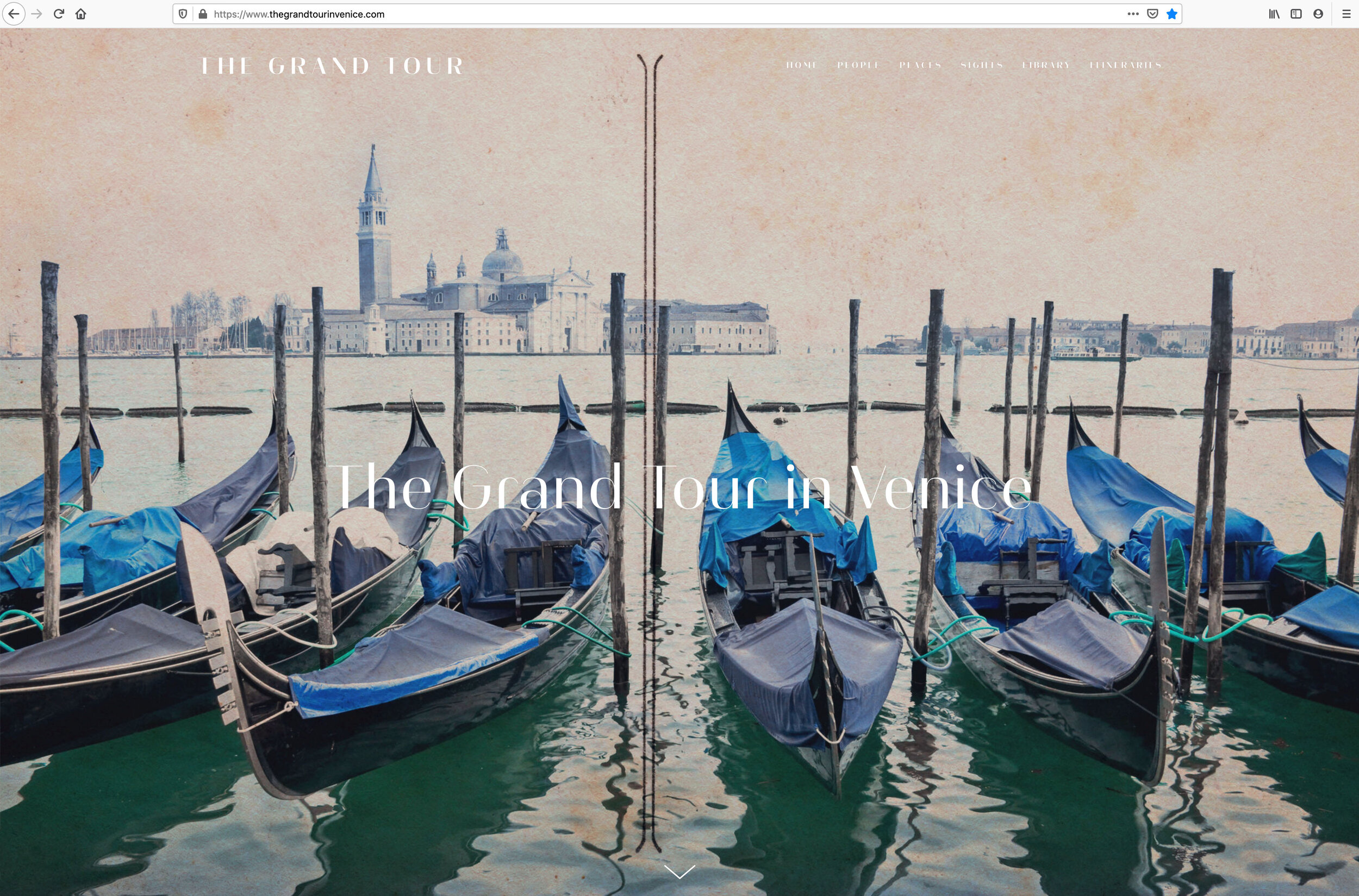 the grand tour in venice website