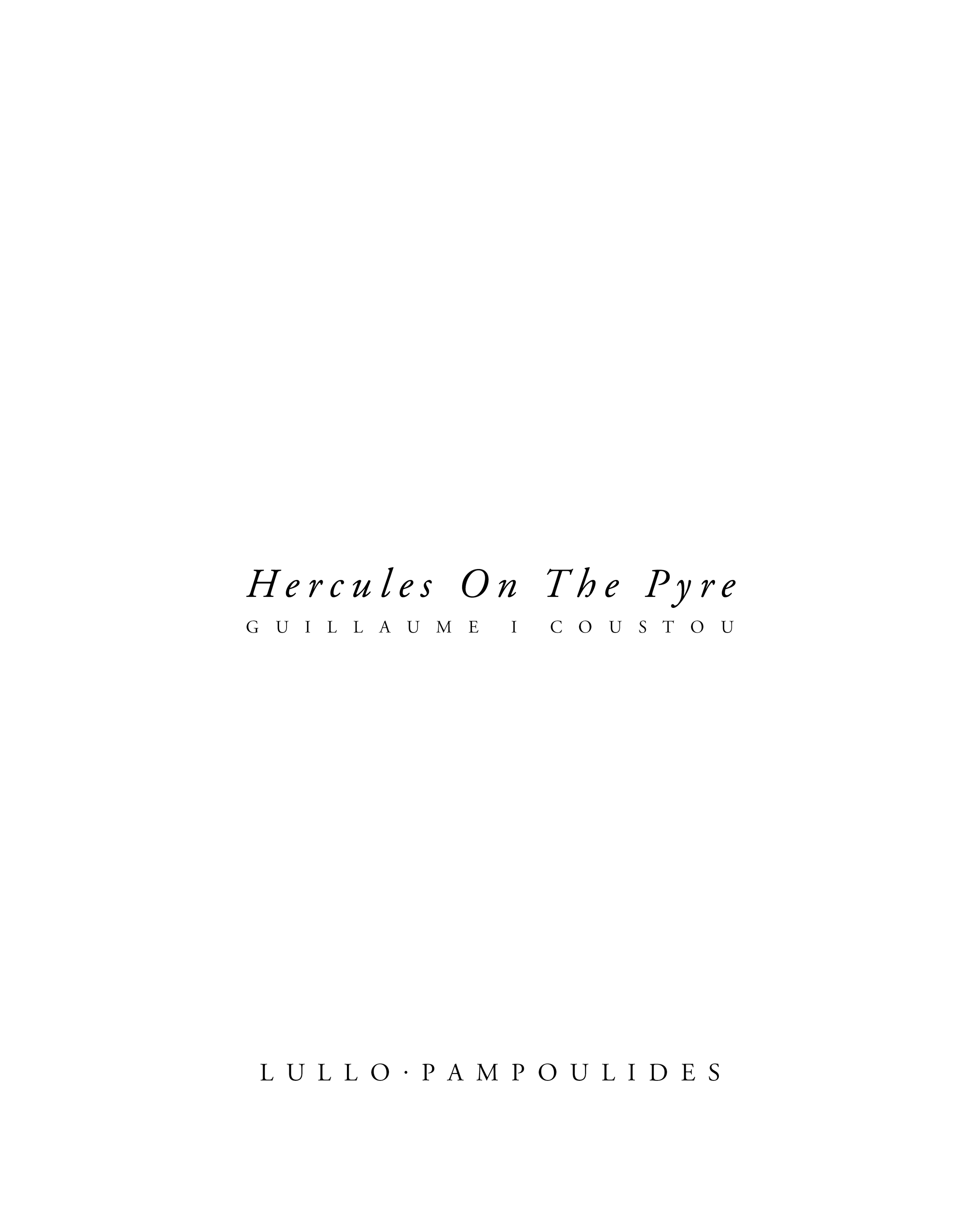 Hercules On The Pyre  |  Guillaume I Coustou