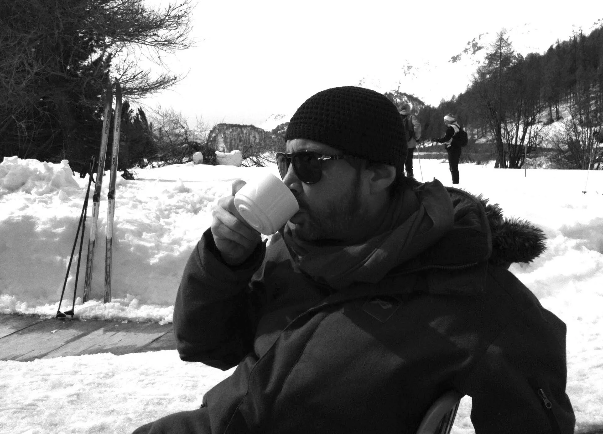 Baron Emmerich von Flughafen in The Mountains, moments after his epiphany.