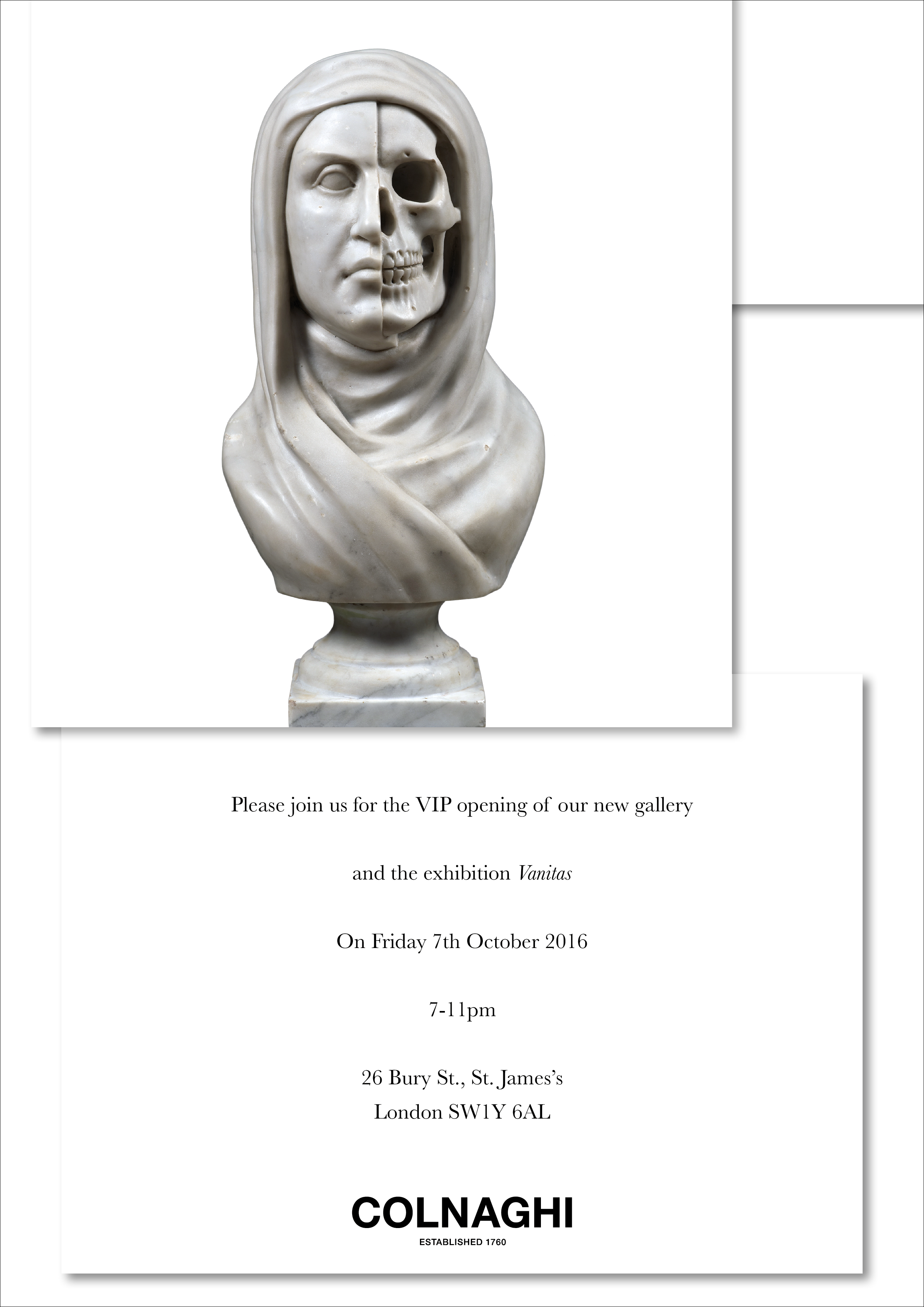 Vanitas Opening Invite.