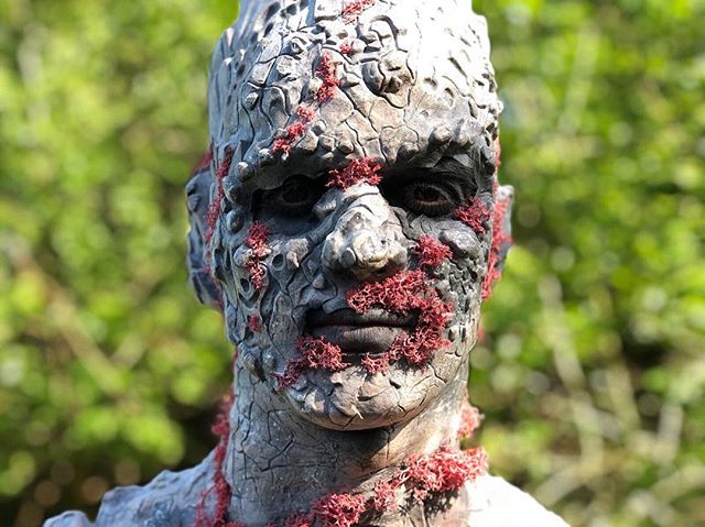 I am Adamastor, a human manifestation of Table Mountain ⛰🎭🎥 #tablemountain #rockman #southafrica #acting #filming #prosthetics #makeup #LouisMadeMe