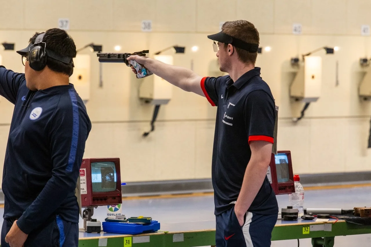 Aedan competing in Munich